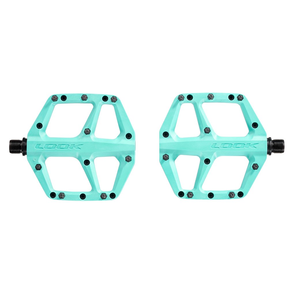 LOOK Trail Roc Fusion MTB Flat Pedals - ice blue
