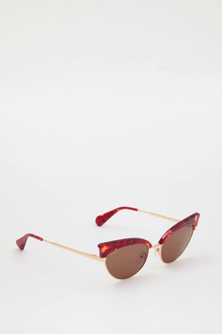 Cat-eye glasses - RED