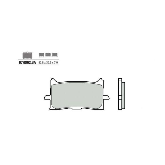 Brembo Sinter Sintered Metal front brake padsRef: 07HO62SA