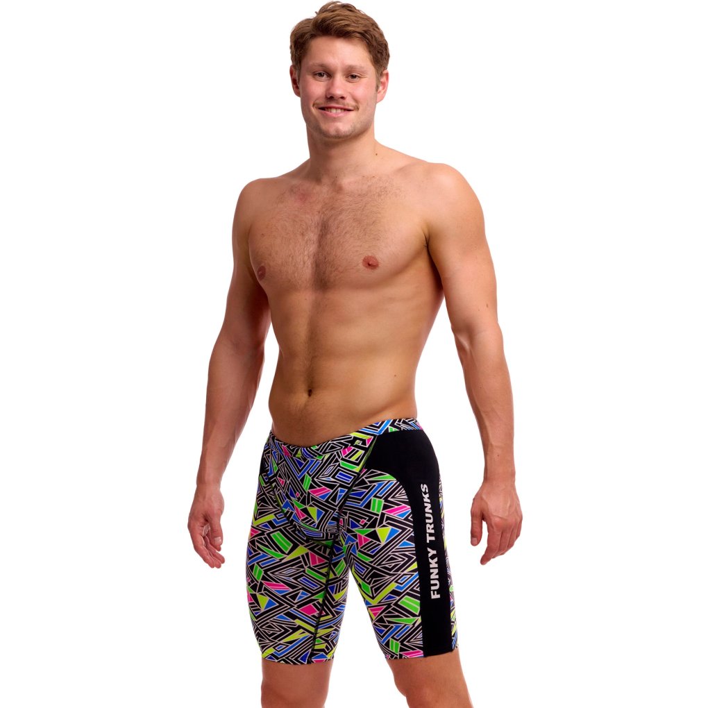 Funky Trunks Training Eco Swim Jammers Men - Bits Of Peace