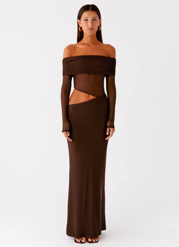 Emery Maxi Dress - Chocolate