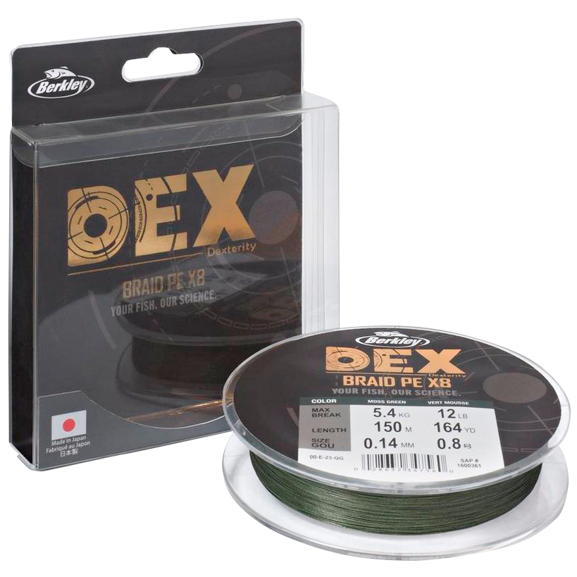 Berkley DEX BRAID X8 (330m, Chartreuse)