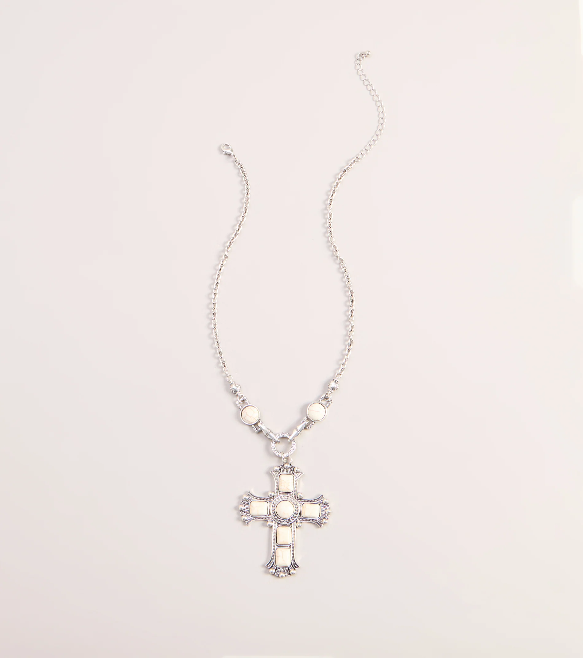 Chic Statement Cross Pendant Necklace