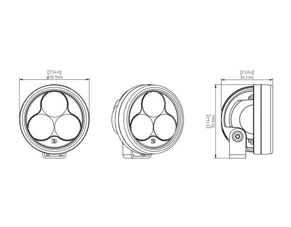 Denali lights D3 Cansmart ™ Gen IIRef: Dena00180A / 3064546