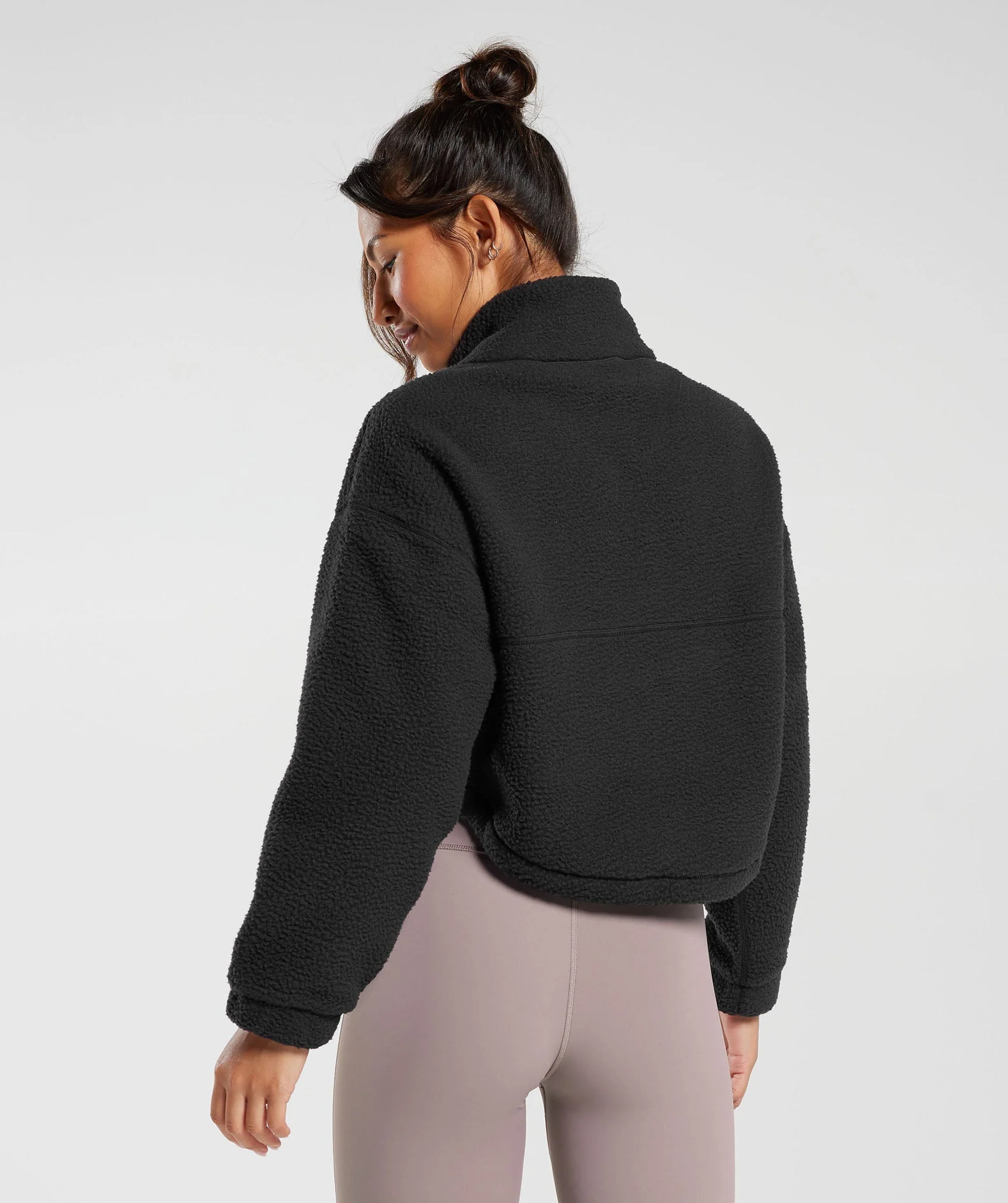 Elevate Fleece Midi Jacket Black