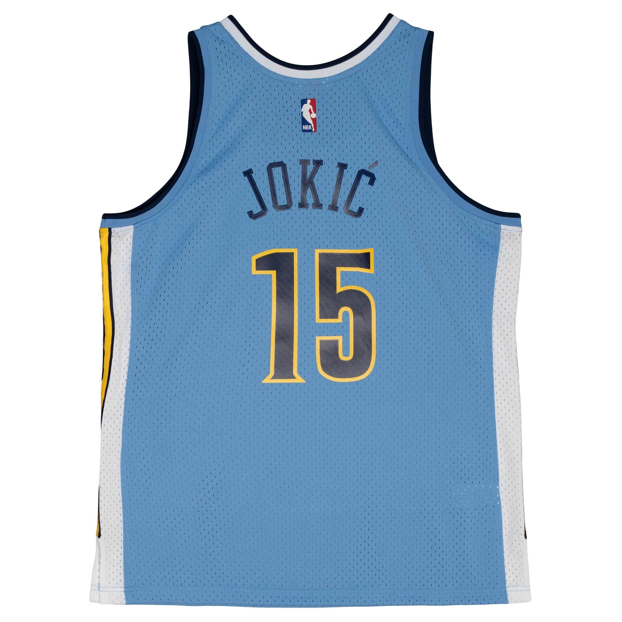 Nikola Jokić #15 Denver Nuggets 2016-17 Mitchell & Ness Swingman NBA Jersey Blue