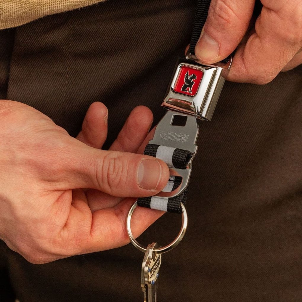 CHROME Mini Buckle Keychain - Chromium