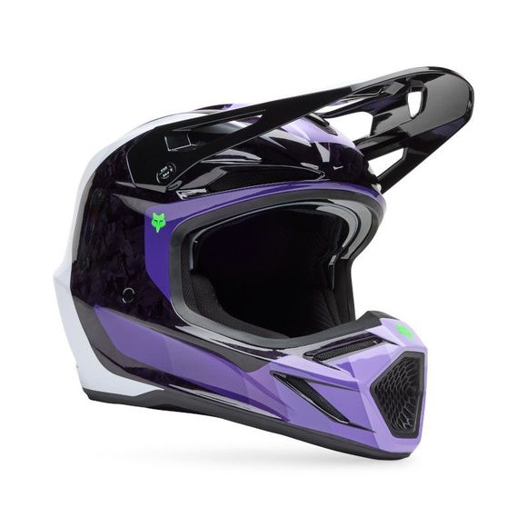 Casque cross Fox V3 RS GRID 2026 - Noir / VioletRef : FX5692