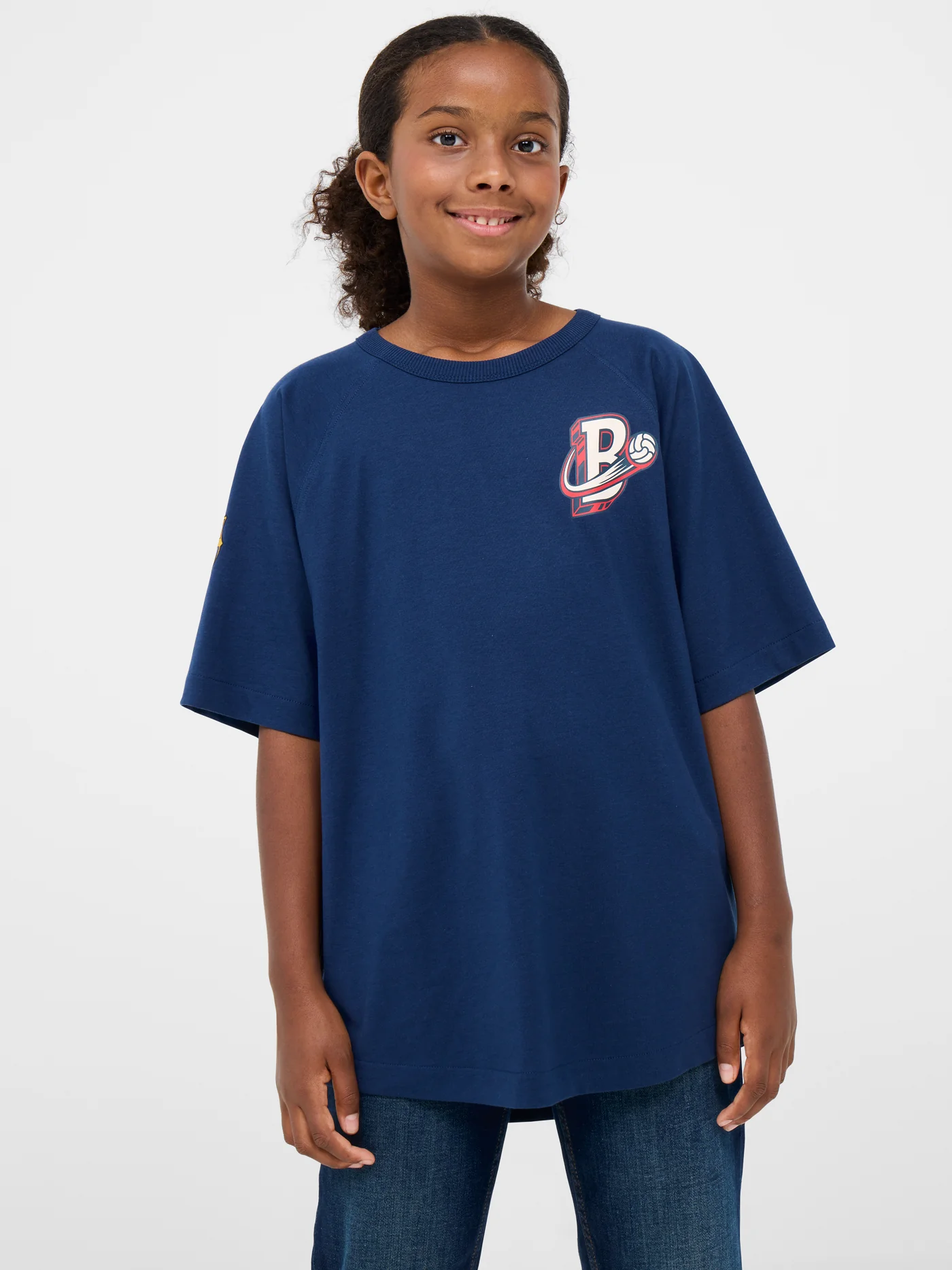 Barça navy blue shirt - Junior