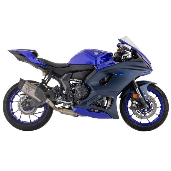 Ligne Complète Arrow Pista Titane Racing - Collecteur Acier - GrisYAMAHA 700 R7 - 2021 - 2024Ref : AW0864 / 71231PTZ