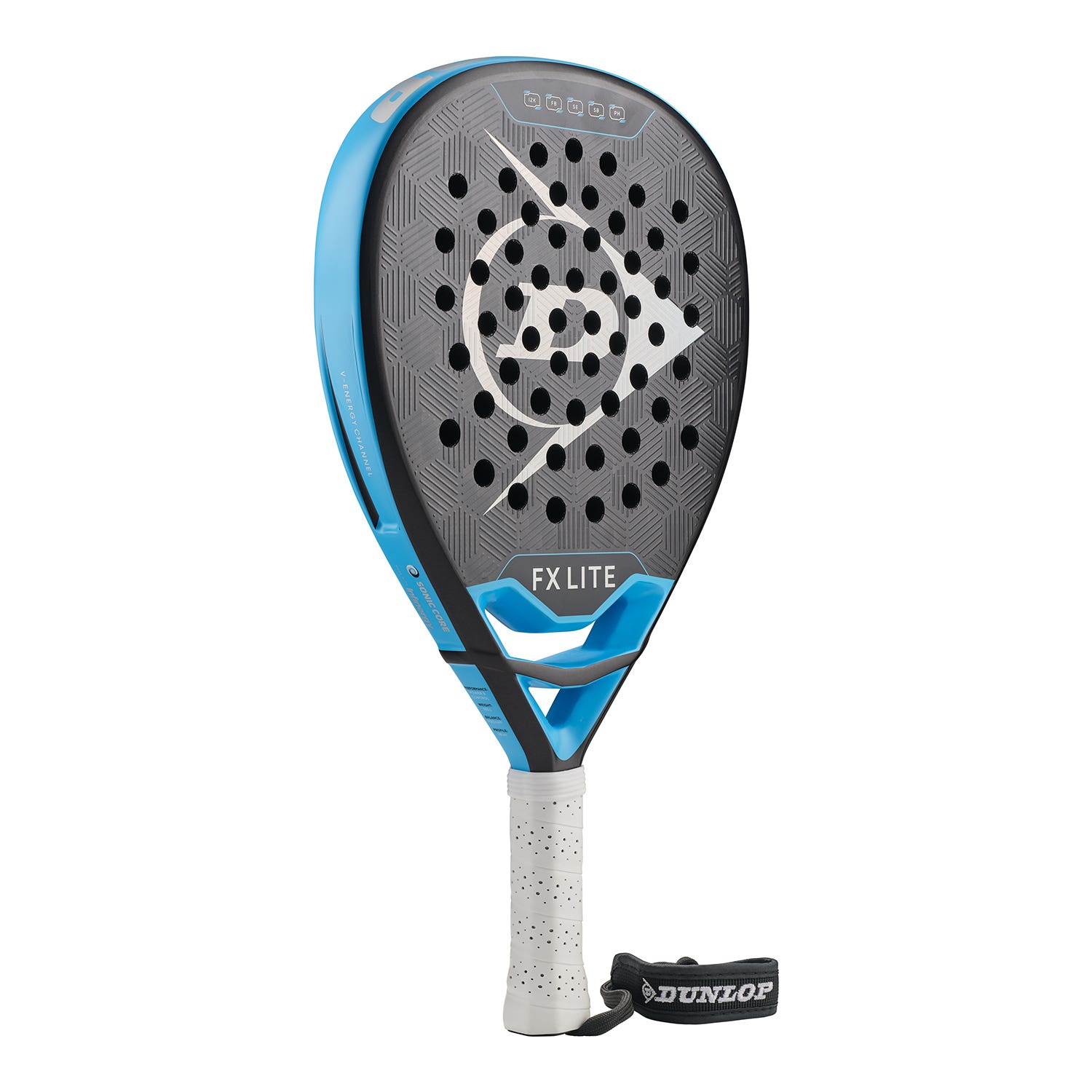 DUNLOP FX LITE GUN METAL/CYAN/METALLIC SILVER