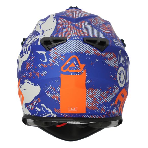 Casque cross Acerbis LINEAR 22.06 2024 - Gris / BleuRef : AE5315