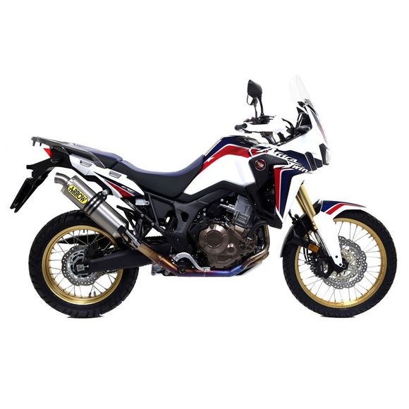 Arrow Maxi Race tech Alu Dark silencer with stainless steel tipRef: 72621AON