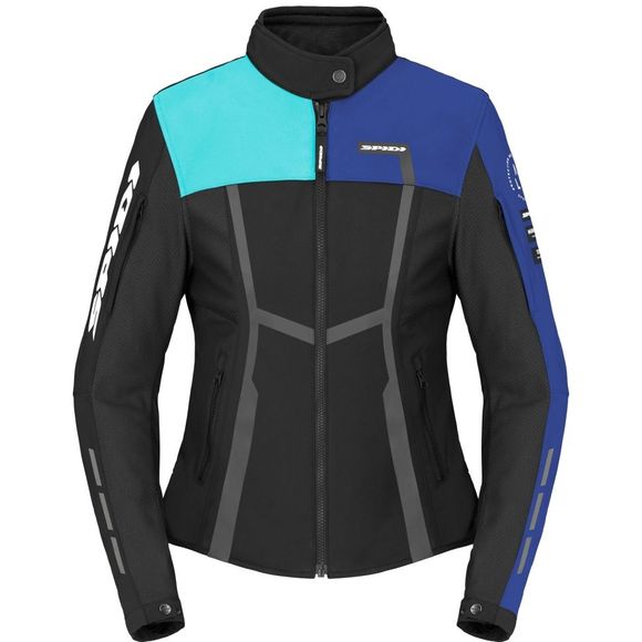 Spidi Motojoy Lady Motorcycle Jacket - Black / BlueRef: SPI0772