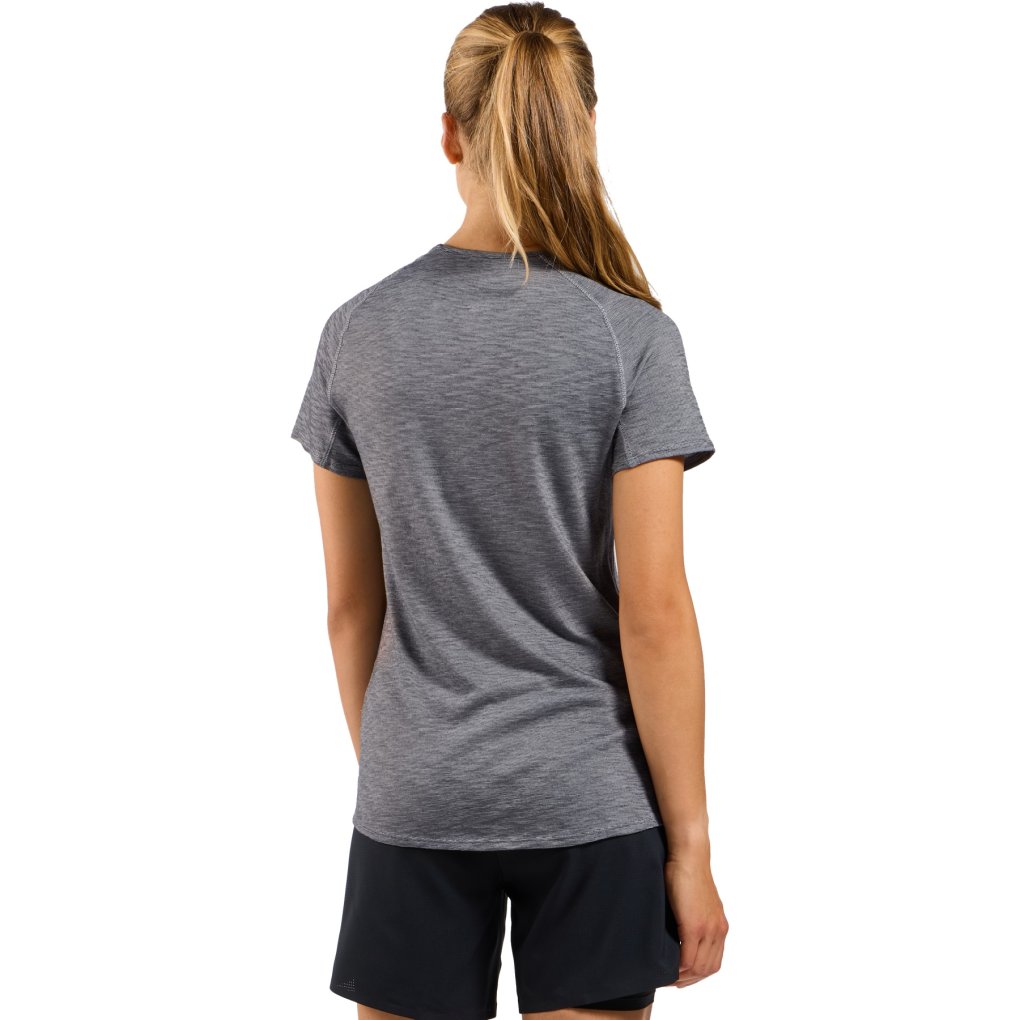 Odlo X-Alp Performance Wool 115 Trail Running T-Shirt Women - grey melange