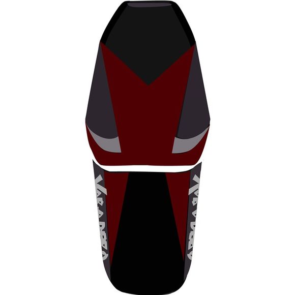 Housse de selle Bagster Noir/Bordeaux Clair/Lettres ArgentRef : 2858A