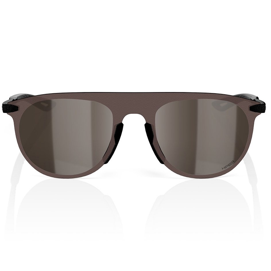 100% Legere Coil Glasses - Matte Black - HiPER Silver Mirror