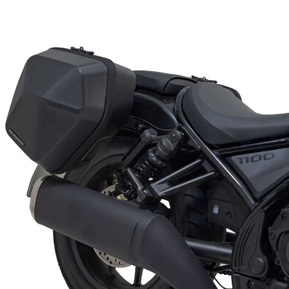 SW-MOTECH COMPLETE KIT URBAN ABS Black Case (2x16.5 liters) - BlackHONDA 1100 CMX 1100 REBEL - 2021 - 2025Ref: bc.hta.01.843.30000/ / bc.hta.01.843.30000/b