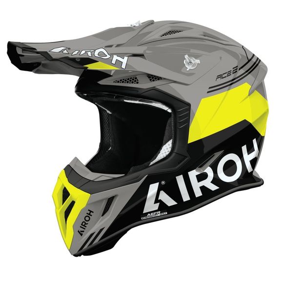 Cross Airoh Aviator Ace 2 - Fury 2026 - Yellow / BlackRef: Ar1530-C50686