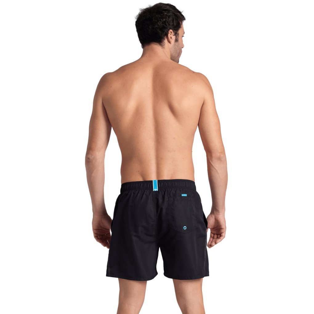 arena Fundamentals R Boxer Beach Shorts Men - Black/White