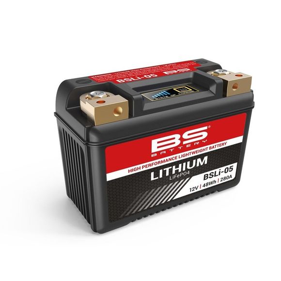 Batterie BS Battery Lithium Ion BSLi-05 (YB10L-A2/YB10L-B/YB12AL-A/YB16AL-A2)Ref : BSLI-05 / 1080706