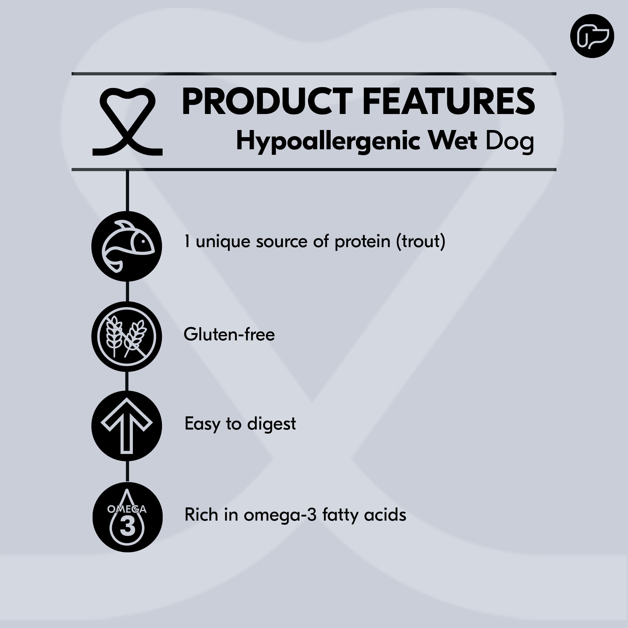 Vetality Hypoallergenic Dog Wet - 12 x 400gr