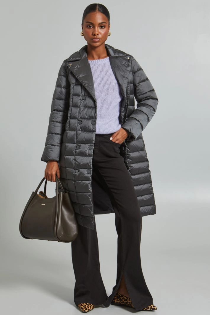 Long down coat - GREY