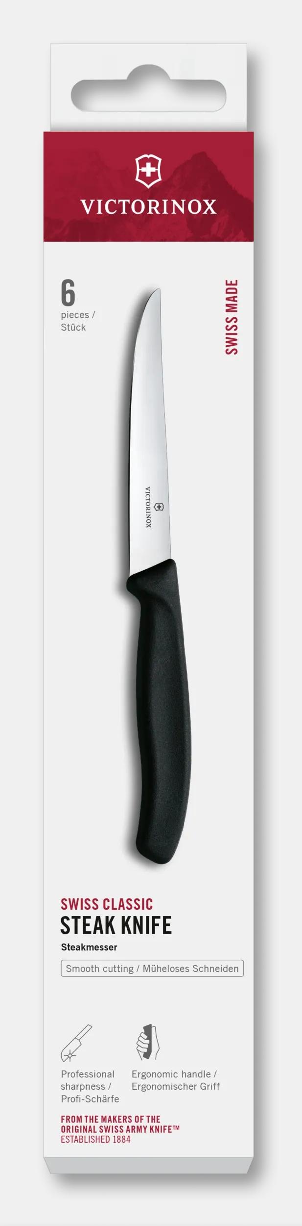 Swiss Classic Steak Knife, 6 pieces, 11 cm