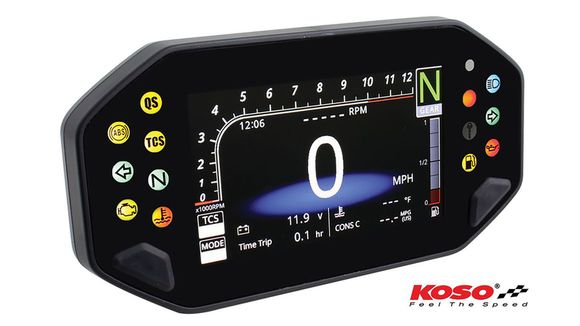 Koso Digital Multifunction Cockpit Speedometer, RX-4, MT-07/09, XSR 700/900Ref: Kos00074A / 1140170
