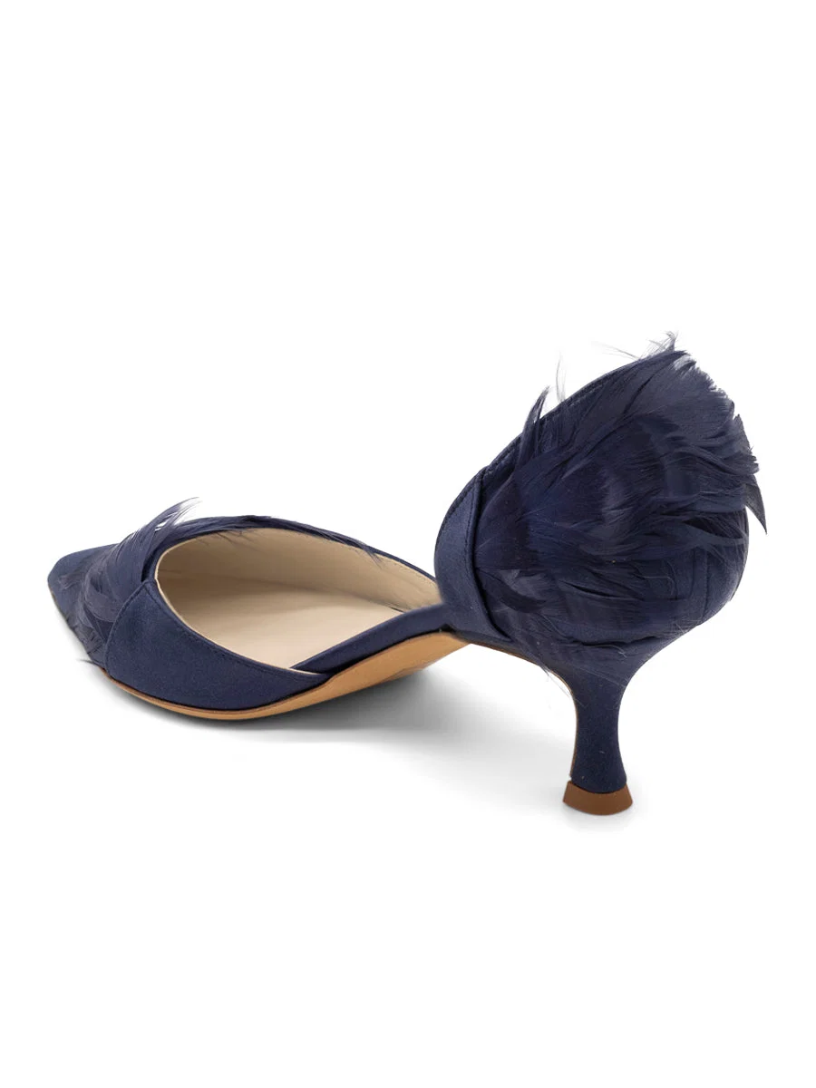 Sofia d'Orsay Feather Heel