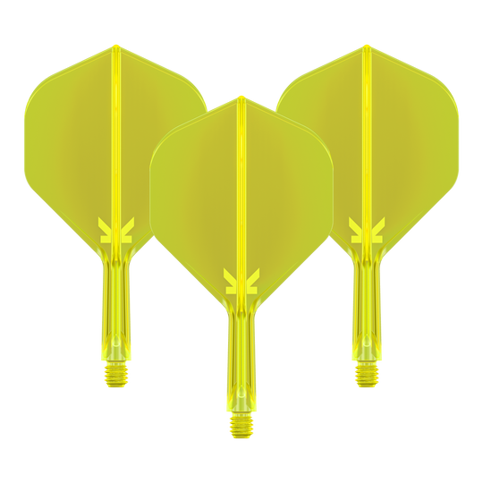 Target K-Flex No2 Standard Flight System - Neon Yellow