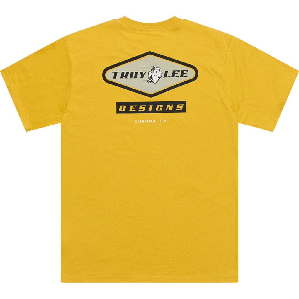 Troy Lee Designs Short Sleeve Tee Men - Carb Gold