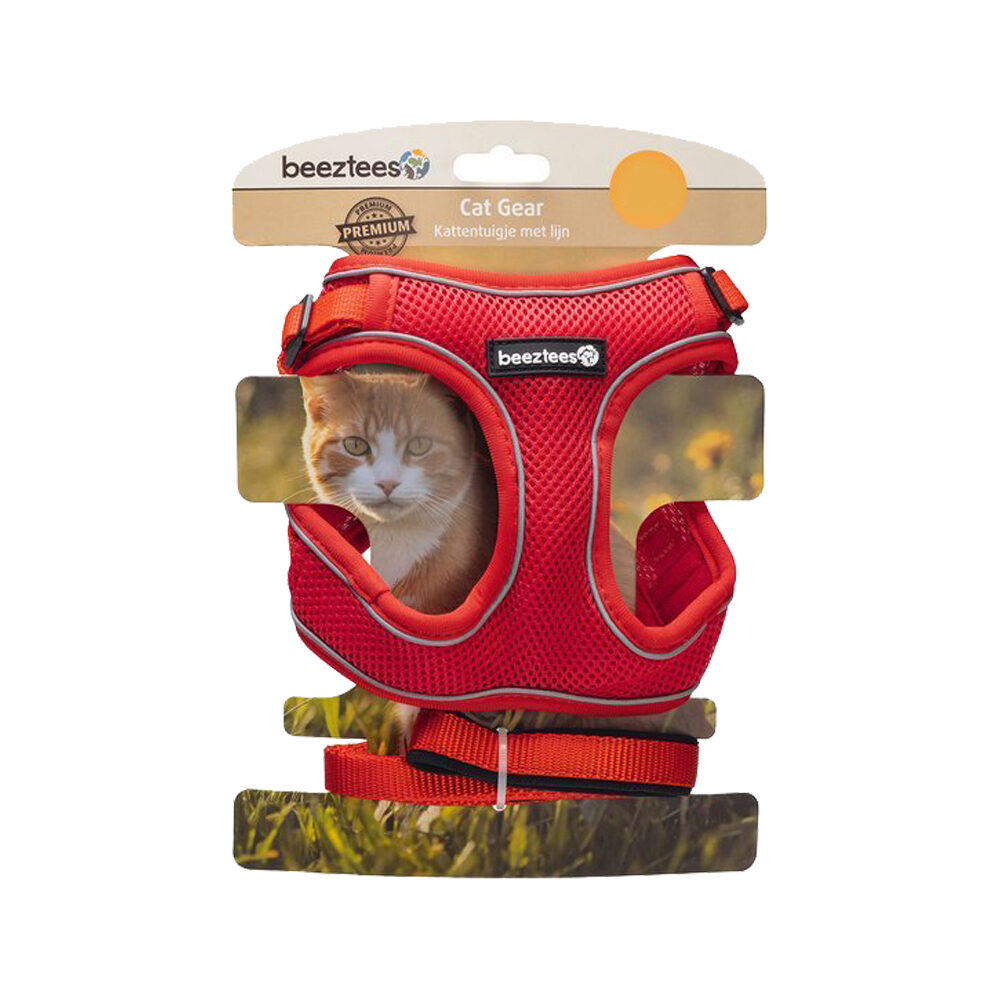 Beeztees Parinca Cat Harness - Black - M/L