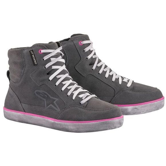 Motorcycle Sneakers Alpinestars J -6 Waterproof - Women'S - Gray / RoseRef: AP11988