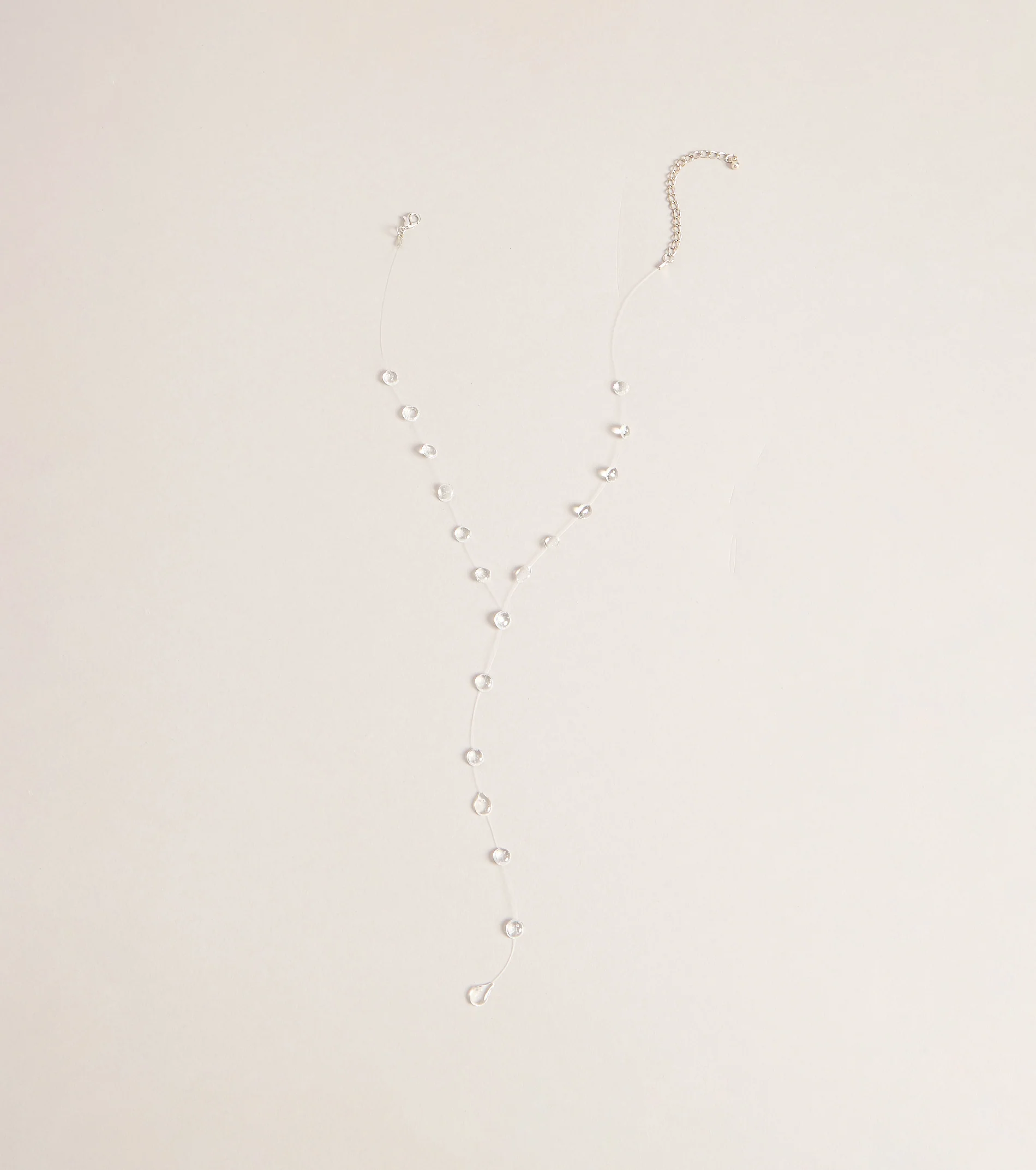Barely There Shine Lariat Necklace