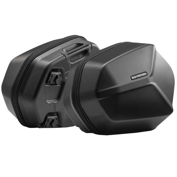 SW-MOTECH AERO ABS Suitcase WITH SUPPORT (2 x 25 Liters) - BlackHONDA 750 XL 750 TRANSALP - 2023 - 2025Ref: swm0134 / kft.01.070.60100/b