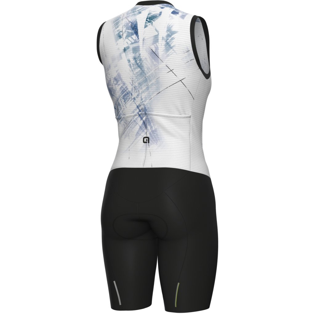 Alé PRAGMA Mirror Sleeveless Skinsuit Women - white