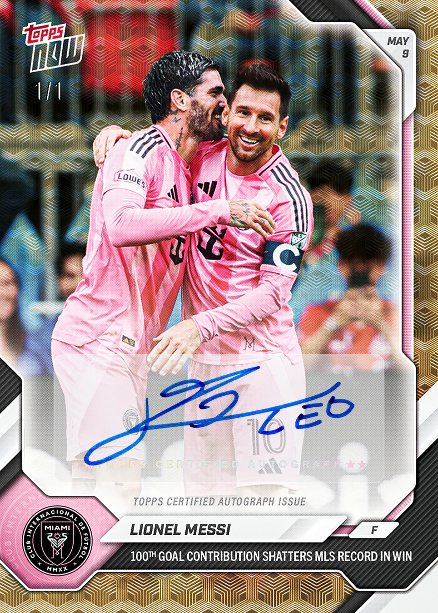 Lionel Messi - 2026 MLS Topps NOW® - Card 39
