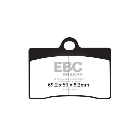 EBC Organic Front Brake PadsRef: Fa095 / Fa95
