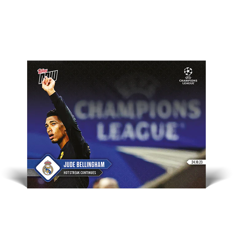 Topps UK - Jude Bellingham - Hot streak continues - UCL TOPPS NOW® Card #44