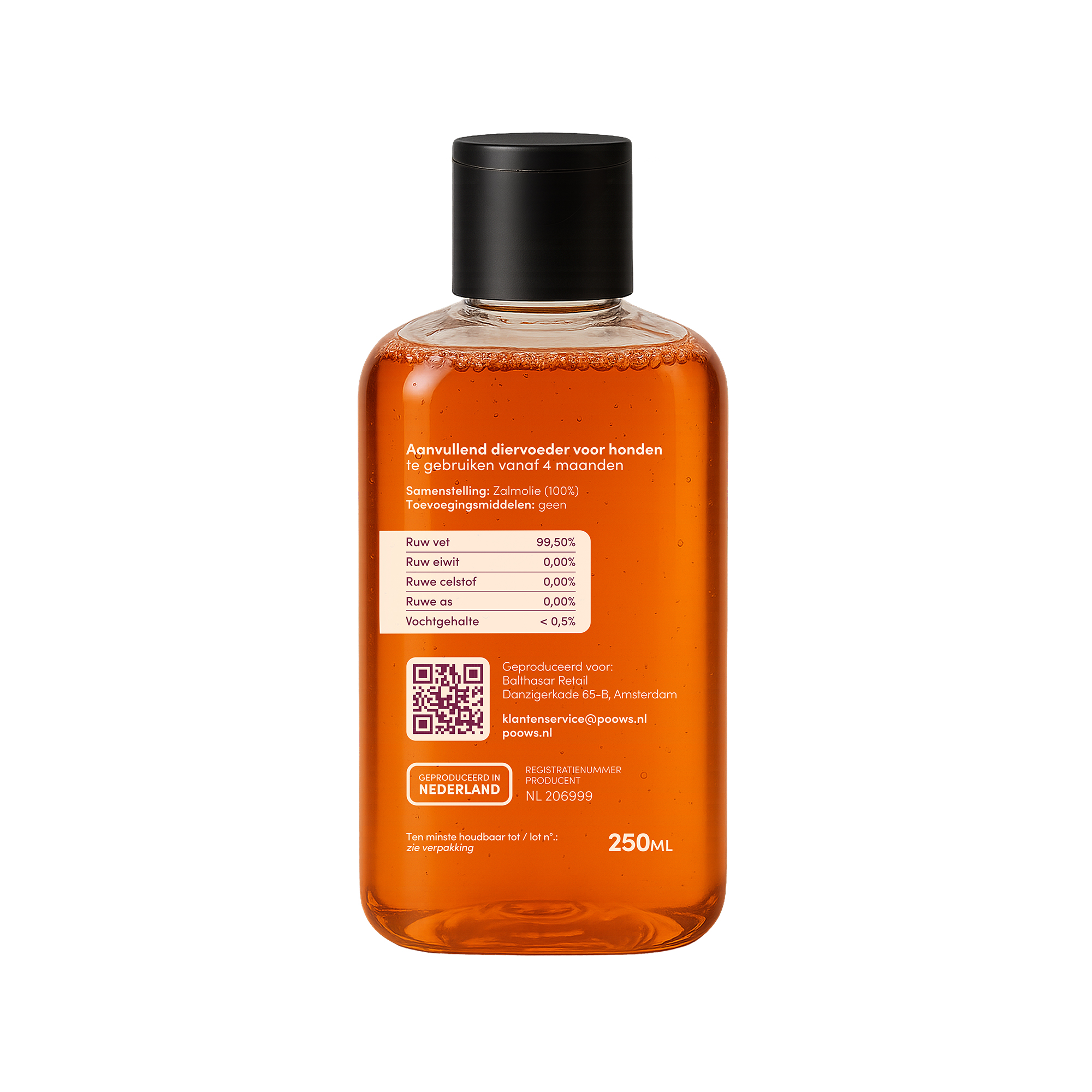 Poows Salmon Oil for Dogs - 250ml