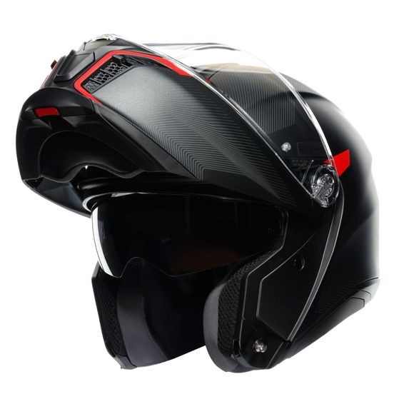 AGV TOURMODULAR Modular Helmet - FREQUENCY - Grey / RedRef: AG0985