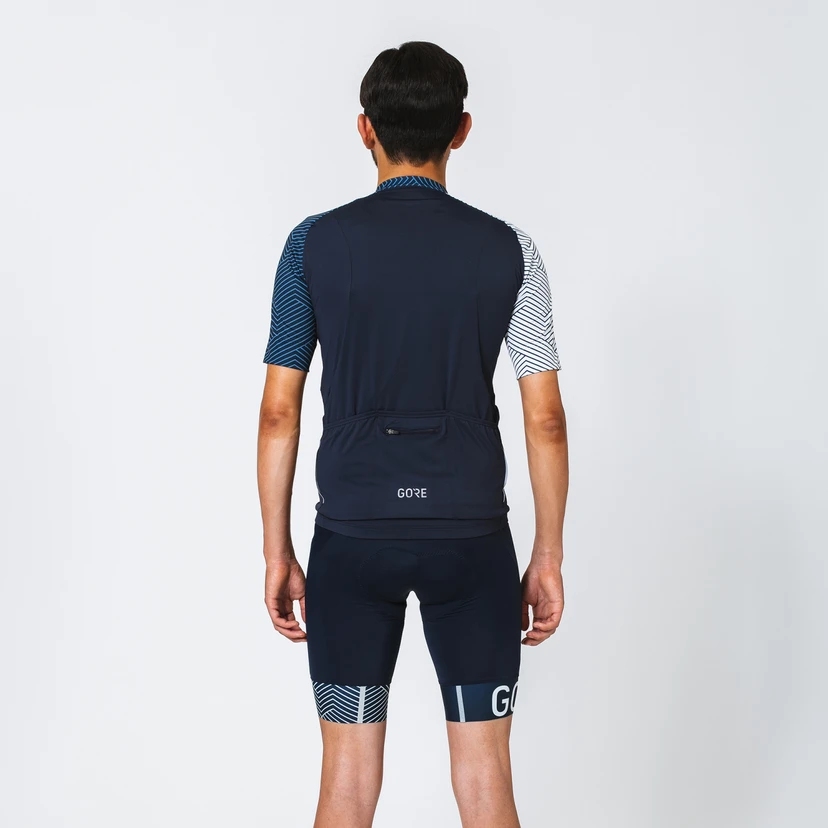GOREWEAR C5 Jersey Men - orbit blue/white AU01