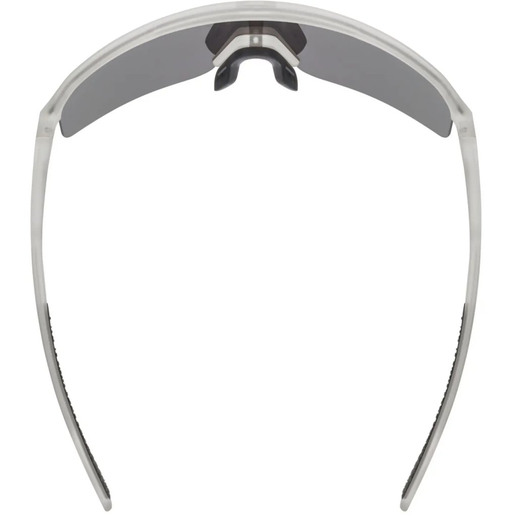 Uvex ramp Cycling Glasses - grey matt/mirror silver
