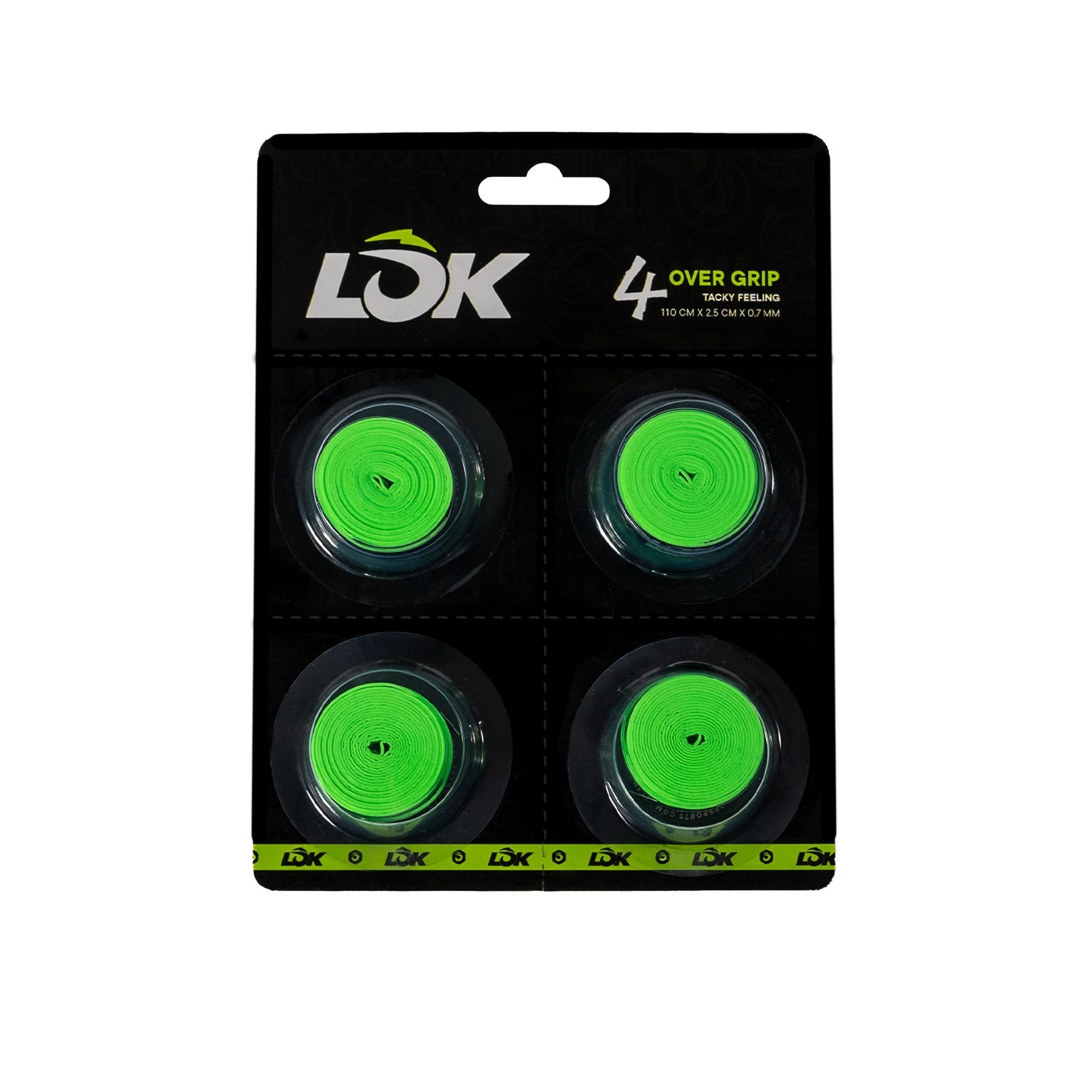 BLISTER OVERGRIP X4 LOK GREEN AC1BA1GR