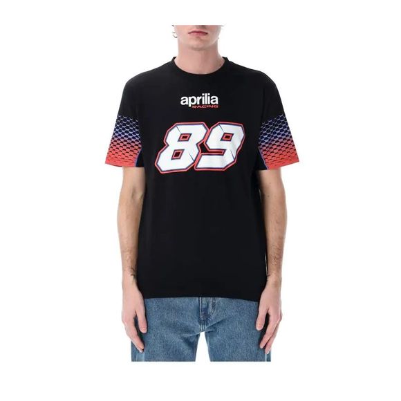 T-Shirt manches courtes Kenny JORGE MARTIN 89 APRILIA - NoirRef : KE2512
