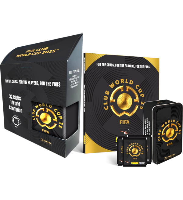 Panini FIFA Club World Cup 2025 Stickers - Special Box 1 - Metallic Hardcover Album