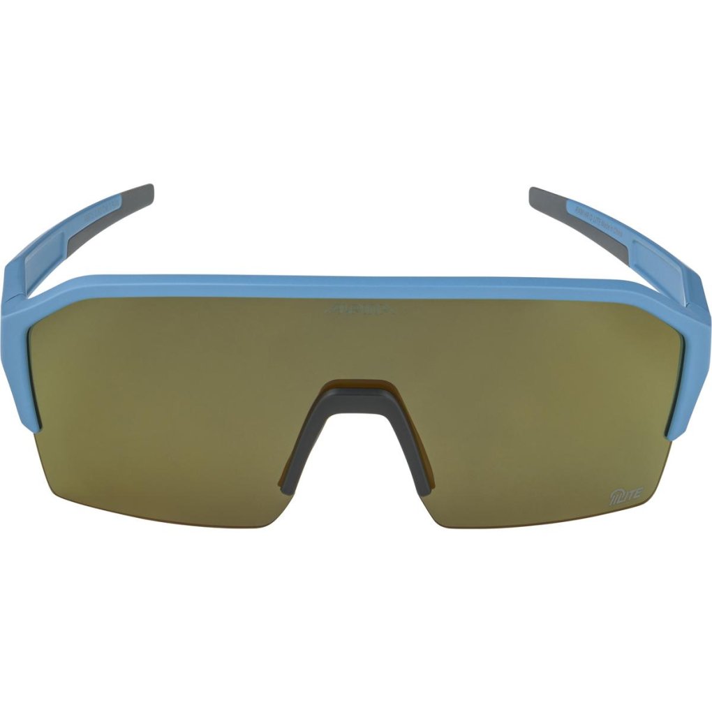 Alpina Ram HR Q-LITE Glasses - smoke-blue matt/mirror gold
