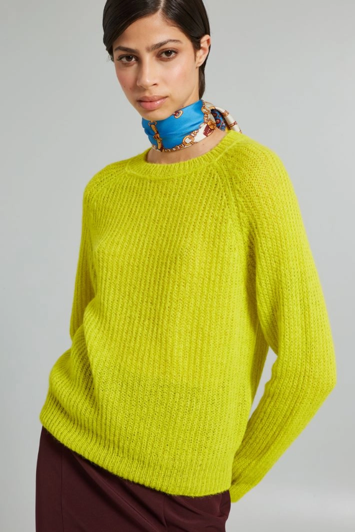 Twill foulard - YELLOW BLUE