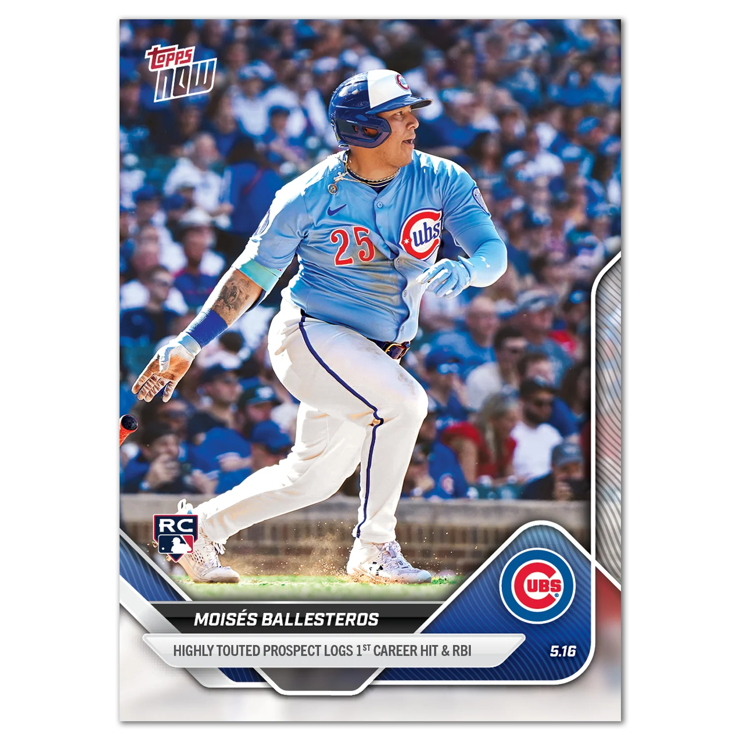 Moisés Ballesteros - 2025 MLB Topps NOW® - Card 186